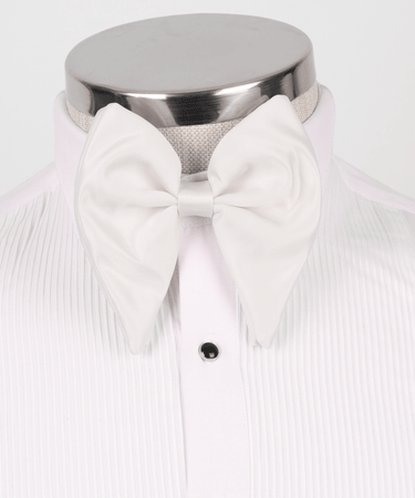 WHITE CLASSIC BOWTIE - Bowtie | Black Tuxedo Style