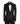 Black Embellished Peak Lapel Tuxedo Jacket