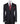 Black wool blend three-piece suit for men with jacket, vest, and trousers