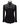Black Shirt with White Stone Floral Details - HandCrafted Shirts | Black Tuxedo Style