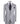 Light grey wool blend three-piece suit for men with jacket, vest, and trousers