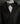 Black Floral Jacquard Marquise-Crystal Silk-Satin Double-Breasted Tuxedo — Hand-Set Crystal & Silk-Satin Peak Lapel Detail |