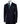 Navy blue three-piece suit for men with jacket, vest, and trousers