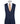 Navy blue wool blend three-piece suit for men with jacket, vest, and trousers