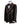 BTS Bespoke Black Tuxedo Jacket with Gold Bead Embellishments, Shawl Lapel and matching vest. Handcrafted in Istanbul. Front, back, and side views showing intricate detail.