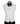 Front view of an ivory jacquard three-piece tuxedo with black trousers on a mannequin. Features a single-breasted jacket with a satin shawl lapel, matching U-neck vest, and subtle floral pattern. Ideal for weddings and formal events.