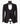 Black Shawl Lapel Black Shiny Tuxedo - Triple Tuxedo | Black Tuxedo Style