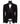 Black Shawl Lapel Black Tuxedo - Triple Tuxedo | Black Tuxedo Style