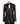 Midnight Black Metallic Shimmer Double-Breasted Tuxedo | BTS Bespoke