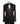 Black Textured Jacquard Shawl Lapel Double-Breasted Tuxedo | BTS Bespoke