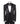 Black Virgin Wool Wide Shawl Tuxedo | BTS Bespoke