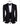 Black Wool Shawl Lapel Three-Piece Tuxedo | BTS Bespoke