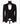 Black Jacquard Slim Fit Three-Piece Tuxedo | BTS Bespoke