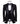 Black Wool Blend Shawl Lapel Three-Piece Tuxedo | BTS Bespoke