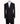 Black Premium Wool Blend Double Breasted Suit | BTS Bespoke