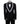 Moonlit Pearl: Hand-Detailed 3-Piece Tuxedo Set - Costum Tuxedo | Black Tuxedo Style