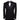 Quiet Confidence: Patterned Black 2-Piece Tuxedo - Double Breasted Tuxedo | Black Tuxedo Style