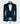 Elegant Blue Velvet Formal Suit with Gold Accents & Black Velvet Waistcoat (Blazer, Vest, Pants) - Costum Tuxedo | Black Tuxedo Style