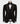Handcrafted Two-Tone Crystal Embellished Black Tuxedo - 3 Piece Suit - Costum Tuxedo | Black Tuxedo Style