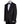 Black Crystal Embellished Tuxedo Jacket