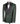 Men's Patterned Green Tuxedo Jacket with Black Satin Lapel & Trousers - Double Breasted Tuxedo | Black Tuxedo Style