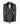 Men's Patterned Green Tuxedo Jacket with Black Satin Lapel & Trousers - Double Breasted Tuxedo | Black Tuxedo Style