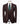 The Burgundy Plaid Elegance Suit 3pcs - Classic 3 piece Suit | Black Tuxedo Style