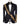 Midnight Blue Patterned Tuxedo with Gold Embellishments | Black Tuxedo Style - Costum Tuxedo | Black Tuxedo Style