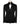 Black Patterned Tuxedo with Embellished Self-Belted | Black Tuxedo Style - Costum Tuxedo | Black Tuxedo Style