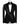 Black Patterned Tuxedo with Black Embellishments | Black Tuxedo Style - Costum Tuxedo | Black Tuxedo Style