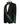 Black Patterned Tuxedo with Emerald Green Embellishments | Black Tuxedo Style - Costum Tuxedo | Black Tuxedo Style