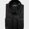 Round Collar Shirt - Shirt | Black Tuxedo Style