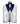 Elegant White Tuxedo with Navy Lapels & Vest | Black Tuxedo Style - Triple Tuxedo | Black Tuxedo Style