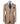 Sand three-piece suit for men with jacket, vest, and trousers