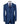 Steel blue three-piece suit for men with jacket, vest, and trousers