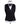 Front view of a black hand-embellished three-piece tuxedo by BTS Bespoke, featuring a single-breasted jacket with satin shawl lapels and a double-breasted vest, showcased on a mannequin.