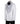Full shot of a white double-breasted tuxedo with silver crystal-embellished shawl lapels and black trousers with satin stripes, displayed on a mannequin. Handcrafted luxury suit from BTS Bespoke.