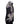 Front and side view of a black tuxedo jacket with extensive silver, purple, orange, and blue crystal and gemstone embellishments in floral and baroque patterns, paired with matching black trousers and vest, on a mannequin. Showcases intricate hand-embellished details and luxurious craftsmanship from BTS Bespoke, Istanbul.