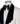 Cream Velvet Lapel Tuxedo - Triple Tuxedo | Black Tuxedo Style