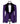 Purple Velvet Lapel  Tuxedo - Triple Tuxedo | Black Tuxedo Style