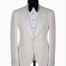 Cream Peak Lapel Cream Tuxedo - Triple Tuxedo | Black Tuxedo Style