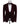 Velvet Flok Burgundy Tuxedo - Triple Tuxedo | Black Tuxedo Style