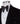 Velvet Flok Black Tuxedo - Triple Tuxedo | Black Tuxedo Style