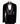 Black Shawl Lapel Velvet Black Tuxedo - Triple Tuxedo | Black Tuxedo Style