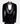 Black Shawl Lapel Velvet Black Tuxedo - Triple Tuxedo | Black Tuxedo Style