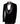 Black Shawl Lapel Velvet Black Tuxedo - Triple Tuxedo | Black Tuxedo Style