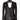 Black Shawl Lapel Black Shiny Tuxedo - Triple Tuxedo | Black Tuxedo Style