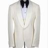 Cream Shawl Lapel Cream Tuxedo - Triple Tuxedo | Black Tuxedo Style