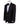Black Wool Shawl Lapel Three-Piece Tuxedo | BTS Bespoke