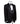 Black Wool Blend Shawl Lapel Three-Piece Tuxedo | BTS Bespoke